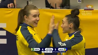 Mundial Femenino de Dinamarca/Noruega/Suecia 2023 - 1º Fase 1º Partido Grupo G. Brasil vs. Ucrania